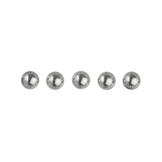Selbstklebende Halbperlen 5 mm 80 Stück silber Punkte zum aufkleben Tropfen