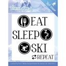 Silikonstempel Clear Stamp Jeanines Art Wintersports Text...