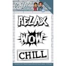 Silikonstempel Clear Stamp Yvonne creations Wild boys...