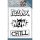 Silikonstempel Clear Stamp Yvonne creations Wild boys Serie Texts Schriftzüge