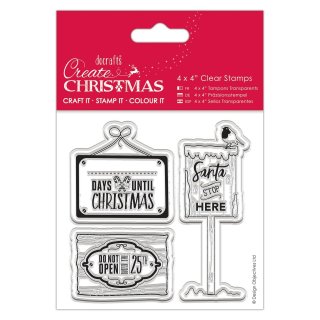 Silikonstempel Stempel Set create Christmas Signs Weihnachtsgrüße Weihnachtszeit