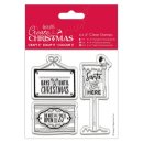 Silikonstempel Stempel Set create Christmas Signs...