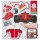 3D Sticker Aufkleber Embellischment Ziersticker Deko Rennwagen Racing