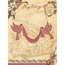 Amy Design Vintage Christmas Collection Doves with ribbon...
