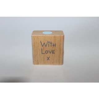 Holzstempel Stempel Me to you &quot; with love x &quot; Especially for you Tatty Teddy 