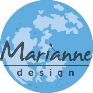 Creatables Marianne Design Stanzschablone Mond Weltall Planet