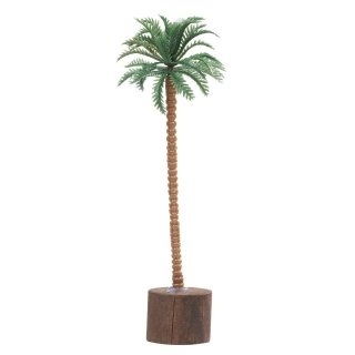 Garten Strand 1 Palme 15cm Beach Miniatur  Minigarten Puppenhaus Diorama Palme