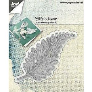 Joy! Crafts cutting stencil Stanzschablone Bille´s leave Blatt floral