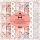 Paper Favourites  coral and grey 15,2x15,2 cm 200gsm einseitig bedruckt 24 Blatt