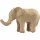 Pappmaché Elefant klein stehend ca 12x7 cm Afrikanischer Elefant Wildtier