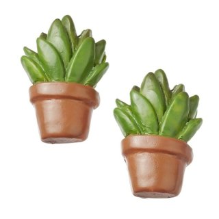 Polyresin Streudeko Deko Miniatur Minigarten Figur Kakteen Kaktus Succulente