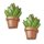 Polyresin Streudeko Deko Miniatur Minigarten Figur Kakteen Kaktus Succulente