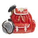 Polyresin Streudeko Deko Miniatur Minigarten Figur roter...