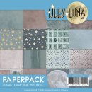 Scrapbooking Papier Motive Lilly Luna 15,2x15,2 cm Paper...