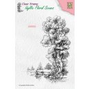 Silikonstempel Clear Stamp Nellies Choice idyllic floral...
