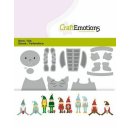 Stanzschablone Craft Emotions Wichtel Elfen Zwerge...