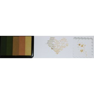 Stempelkissen Multicolor Docrafts ArtisteTöne 5 Farben Shading Pigment Inc Pad