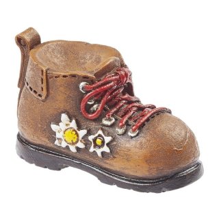 Polyresin Streudeko Deko Miniatur Minigarten Figur ca 3 cm  Wanderschuh Schuh