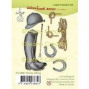 Silikonstempel CLEAR STAMPS Leane Creatief Horse Riding...