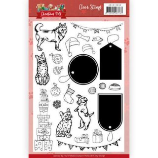 Silikonstempel Stempel CLEAR STAMPS Amy Design Christmas Pats Weihnachts Tiere
