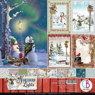 Ciao Bella northern Lights II Weihnachten Papier 30,5x30,5cm doppelseitig bedr.