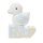 Polyresin Schriftzug Baby mit Ente boy Junge Streudeko Tischdeko