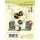 Silikonstempel CLEAR STAMPS Leane Creatief DJ Tanz Party Lautsprecher Platten