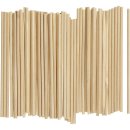 100 runde CC Holz  Bastelh&ouml;lzer Holzs Sticks...
