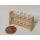 Deko Miniatur Minigarten hellbraun Diorama 1 set Reagenzgläser mit Ständer
