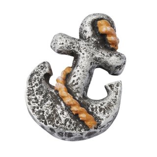 Polyresin Schiffszubehör Streuteile Anker maritim Eisenoptik 2 stück 3 cm