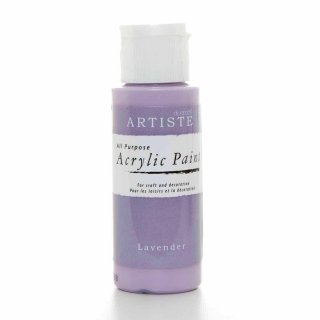 docrafts Acrylfarbe Pastell Neon kräftige Farben für Innenbereich Lavender (helllila)