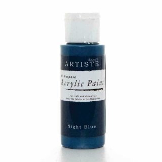 docrafts Acrylfarbe Pastell Neon kräftige Farben für Innenbereich  night blue