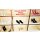 Deko Miniatur Puppenhaus Diorama 1 Paar Damenschuhe Stöckelschuh Pumps schwarz