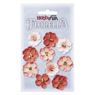 Deko Minigarten Puppenhaus Streudeko 017 Florella Blüten aus Maulbeerpapier