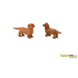 6x 1/12 Puppenhaus Miniatur Haustier Hündchen Modell Tierfiguren Dekoration 