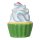 Polyresin 2 Muffin Deko Miniatur Minigarten Puppenhaus Diorama Minitiere