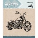 Clear Stamps Acrylic Stamp Stempel card deco Motorrad...