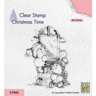 Silikonstempel Clearstamp Nellies Choice Christmas time Weihnachtsgeschenke