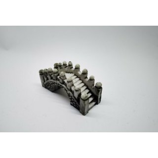 Deko Resin Minigarten Puppenhaus Diorama Wichteltür Elfenzubehör Brücke Miniatur