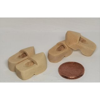 Miniatur Puppenhaus Diorama Wichtelzubehör Miniaturen Holzschuh Schuh 1 Paar Holzschuhe