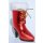 Nikolaus Stiefel Damenschuh Rohling mit Absatz Glitzer Stifelette rot basteln