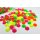 Paket 300 Stück Kunstoff Cabochons verschiedene Neon Farben bunt 14mm
