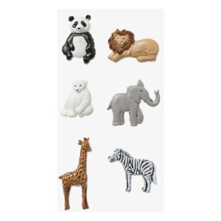 Polyresin Deko Miniatur Minigarten Figur Panda Löwe Zebra Elefant Eisbär Giraffe
