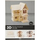 Holz Villa mit Balkon Haus Minigarten Weihnachtsdorf  Dekohäuser Stadt 1 Gebäude