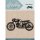 Clear Stamps Stempel card deco Motorrad Bike Moped Ministempel