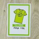 NHH Design Silikonstempel Kombistempel Bekleidung Oberteil T-Shirt