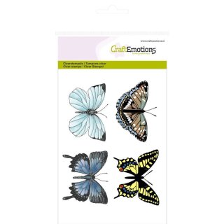 Silikonstempel Clear Stamps Craft Emotions Schmetterlinge Schmetterling