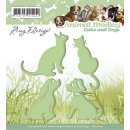 Stanzschablone Amy Design Animal Medley Cats and dogs...
