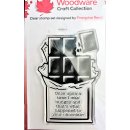 Silikonstempel Clear Stamps Woodware Craft Collection...