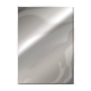 Tonic studios Bastelkarton 250gsm 5 Bogen Papier A4 metallisch crome Silber